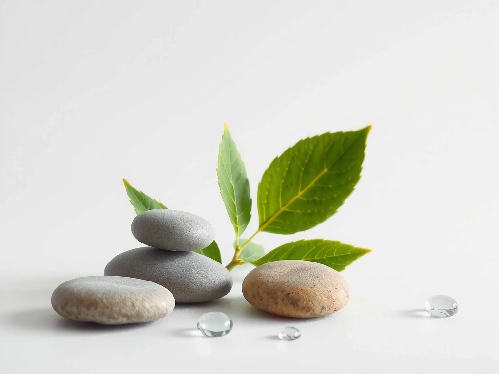 Elegant, minimalist image of natural elements